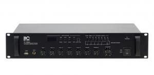 TI-120U - wzmacniacz miksujący - 120W + MP3/USB, 100V/70V/4-16Ω, 5-strefowy