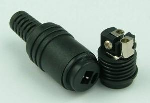 Gniazdo głośnikowe proste skręcane 2 PIN